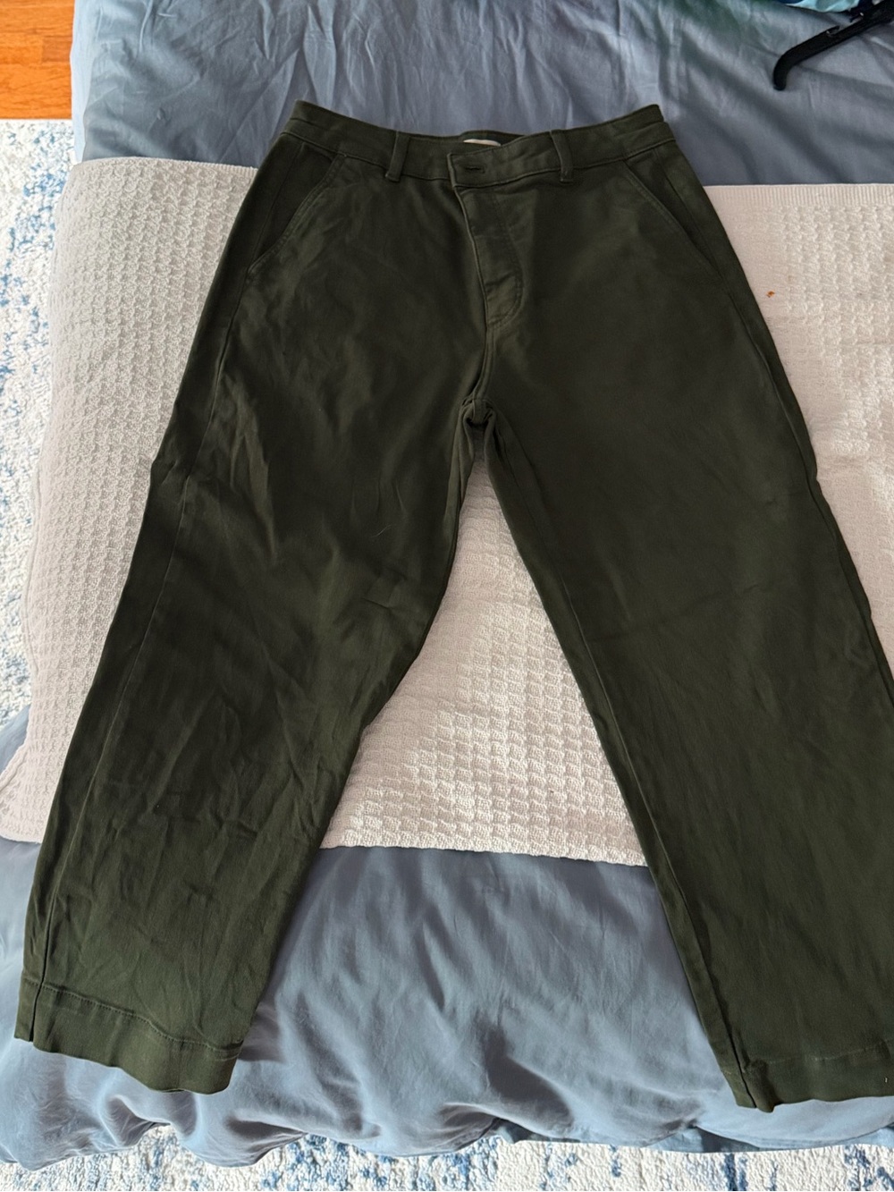Everlane The Utility Straight-Leg Pant - Hunter Green